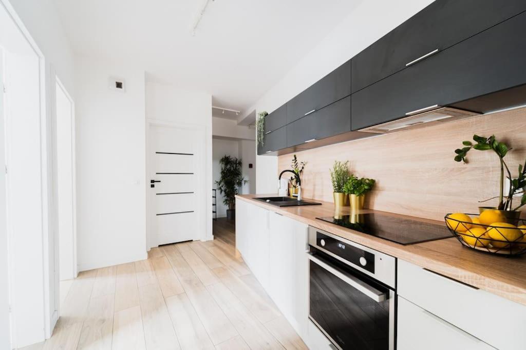 Center - 3 - New Building - Private Parking Place - Garage Apartment Breslau